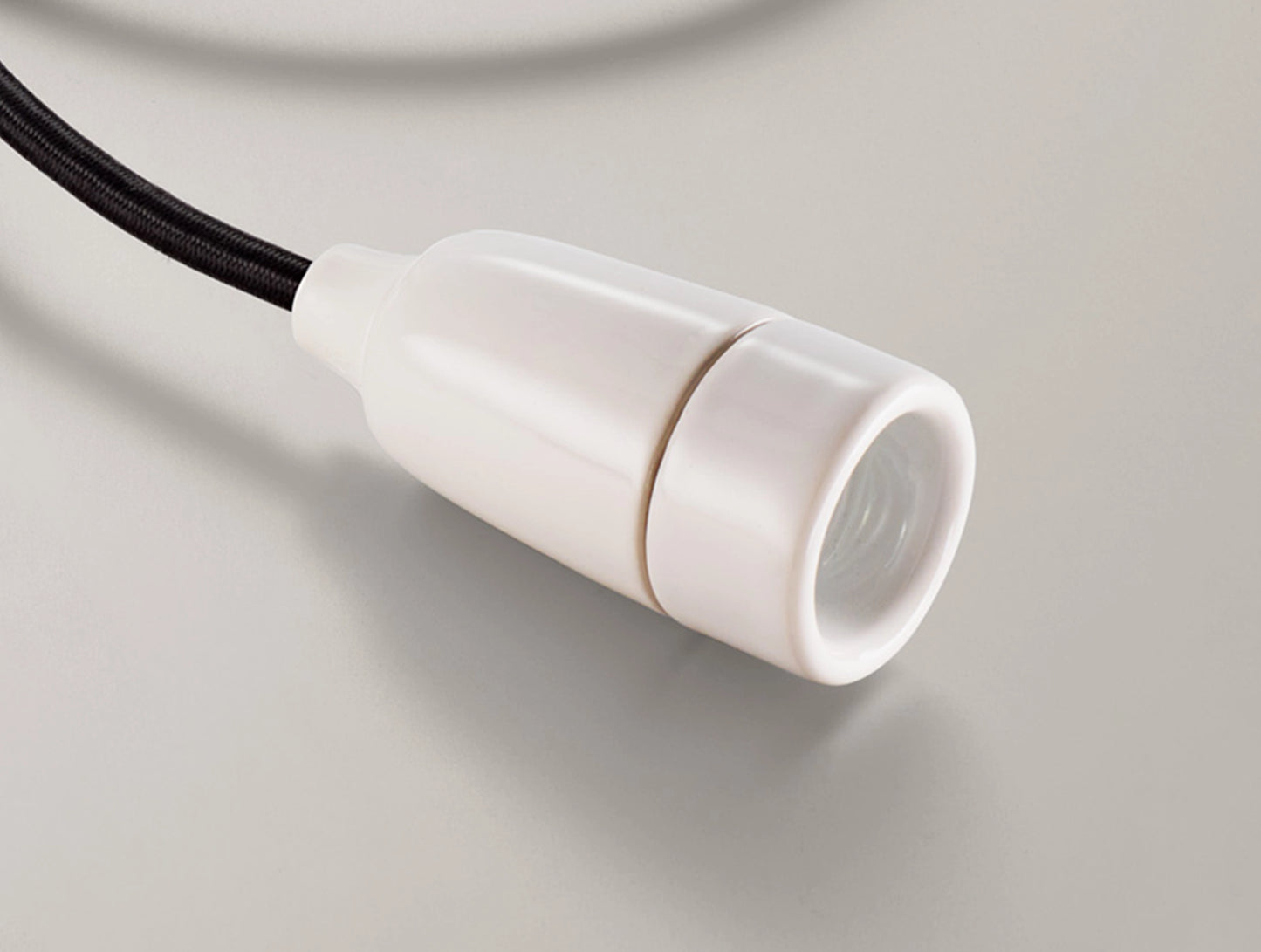 Close up of the Contemporary Porcelain pendant set