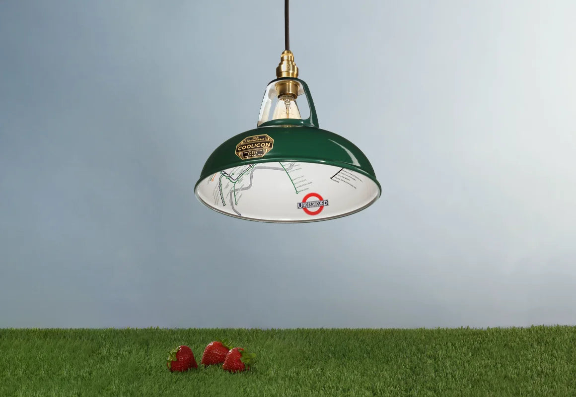 District Line Green Lampshade