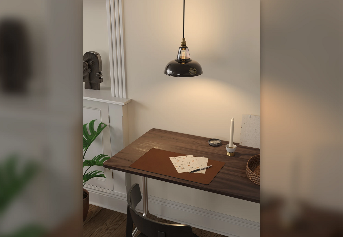 Jet Black Lampshade