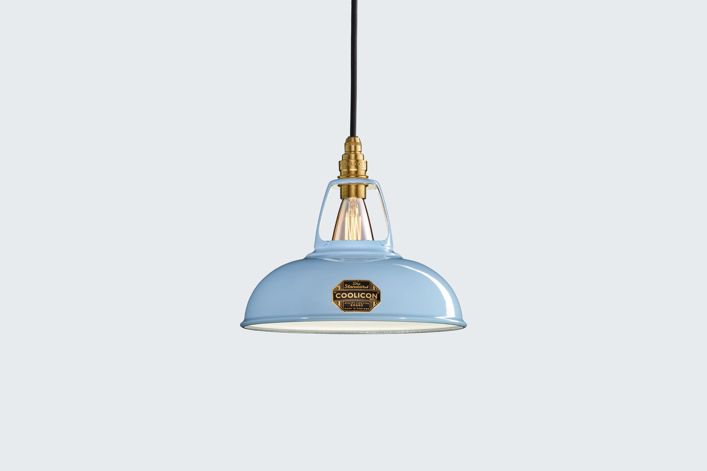 Original Sky Blue Lampshade & Suspension Set