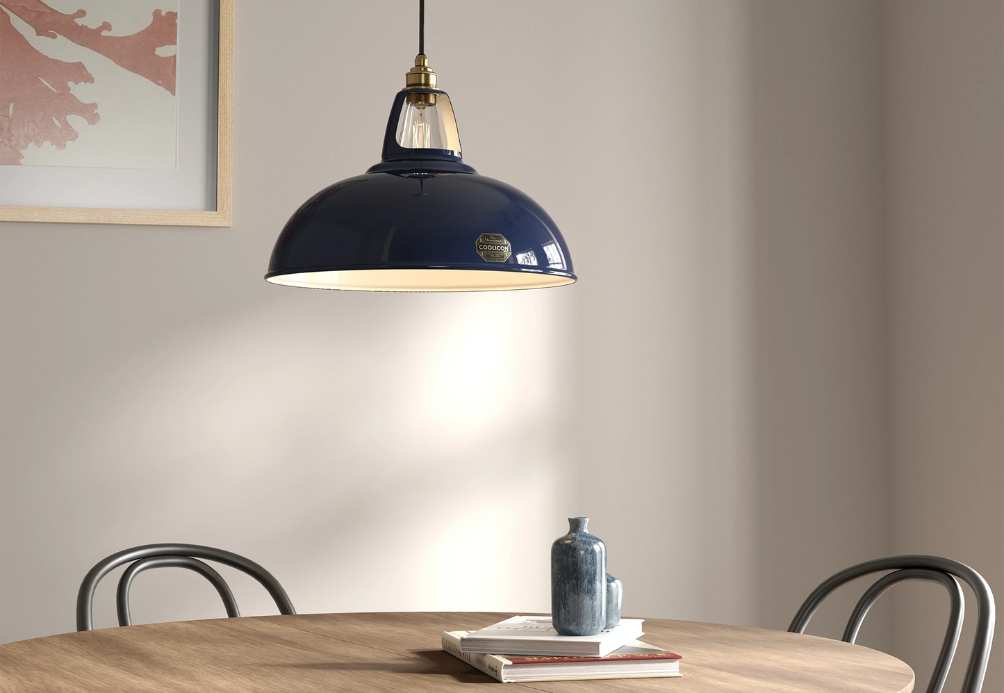 Royal Blue Lampshade