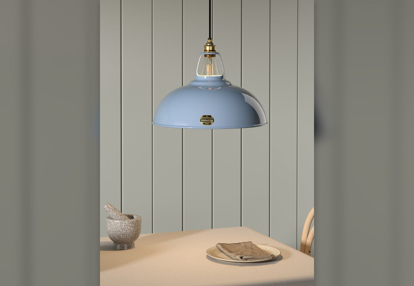 Sky Blue Lampshade