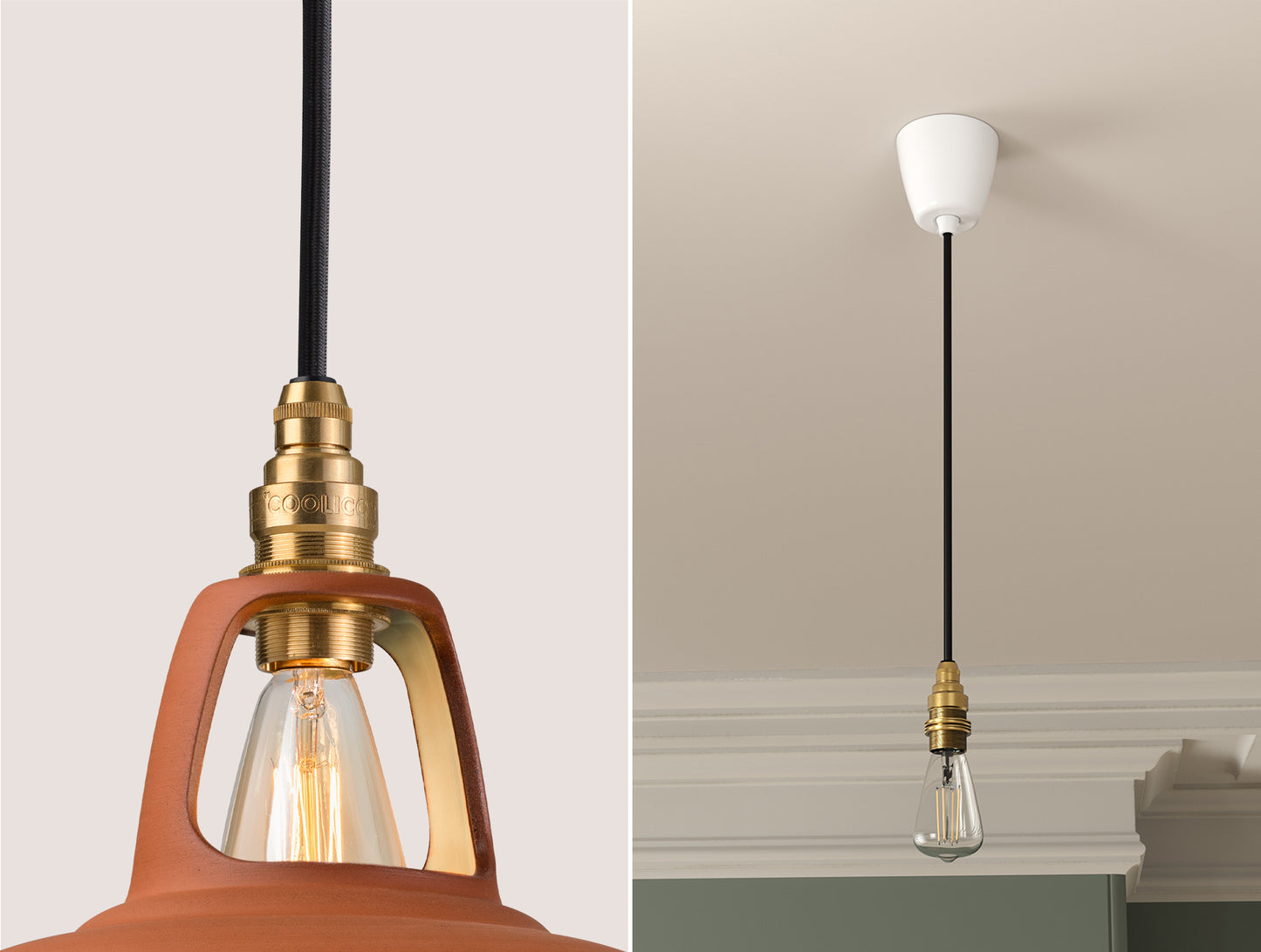 Natural Terracotta Lampshade