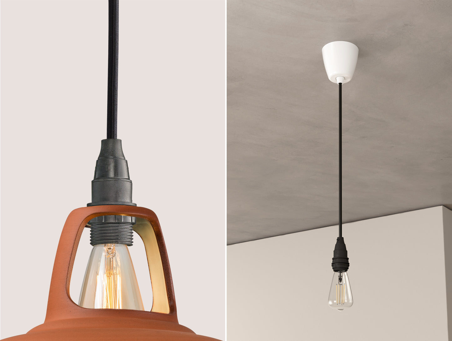 Natural Terracotta Lampshade