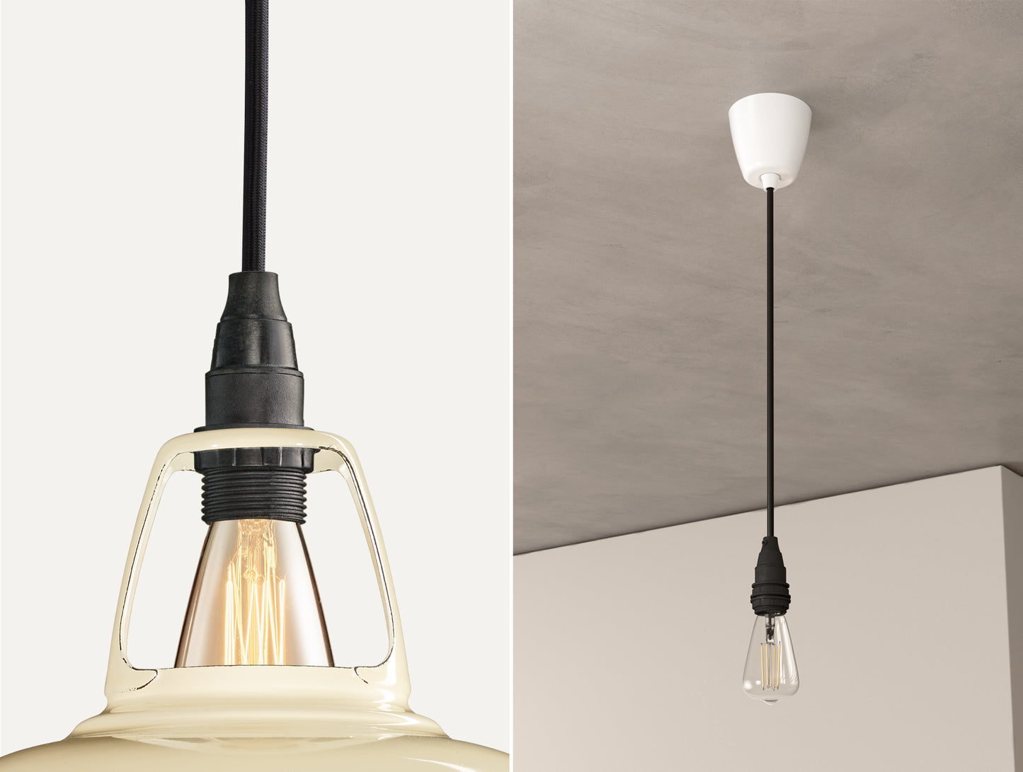 Paper Cream Lampshade