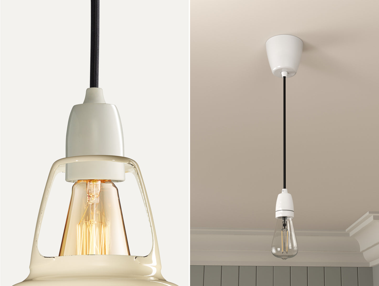Paper Cream Lampshade