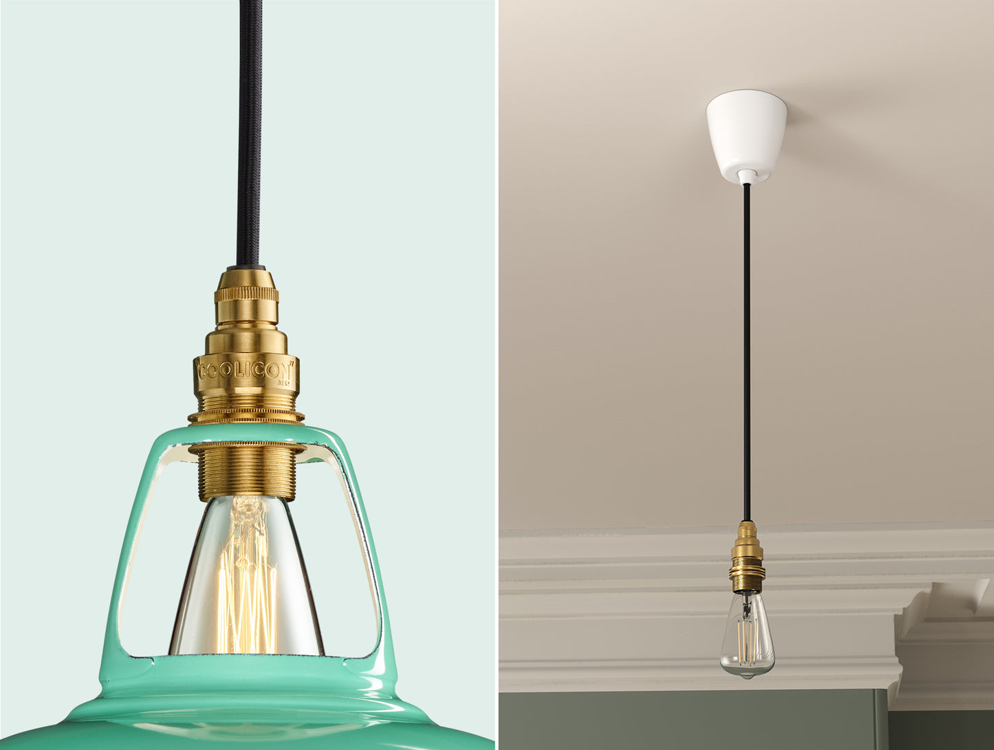 Fresh Teal Lampshade