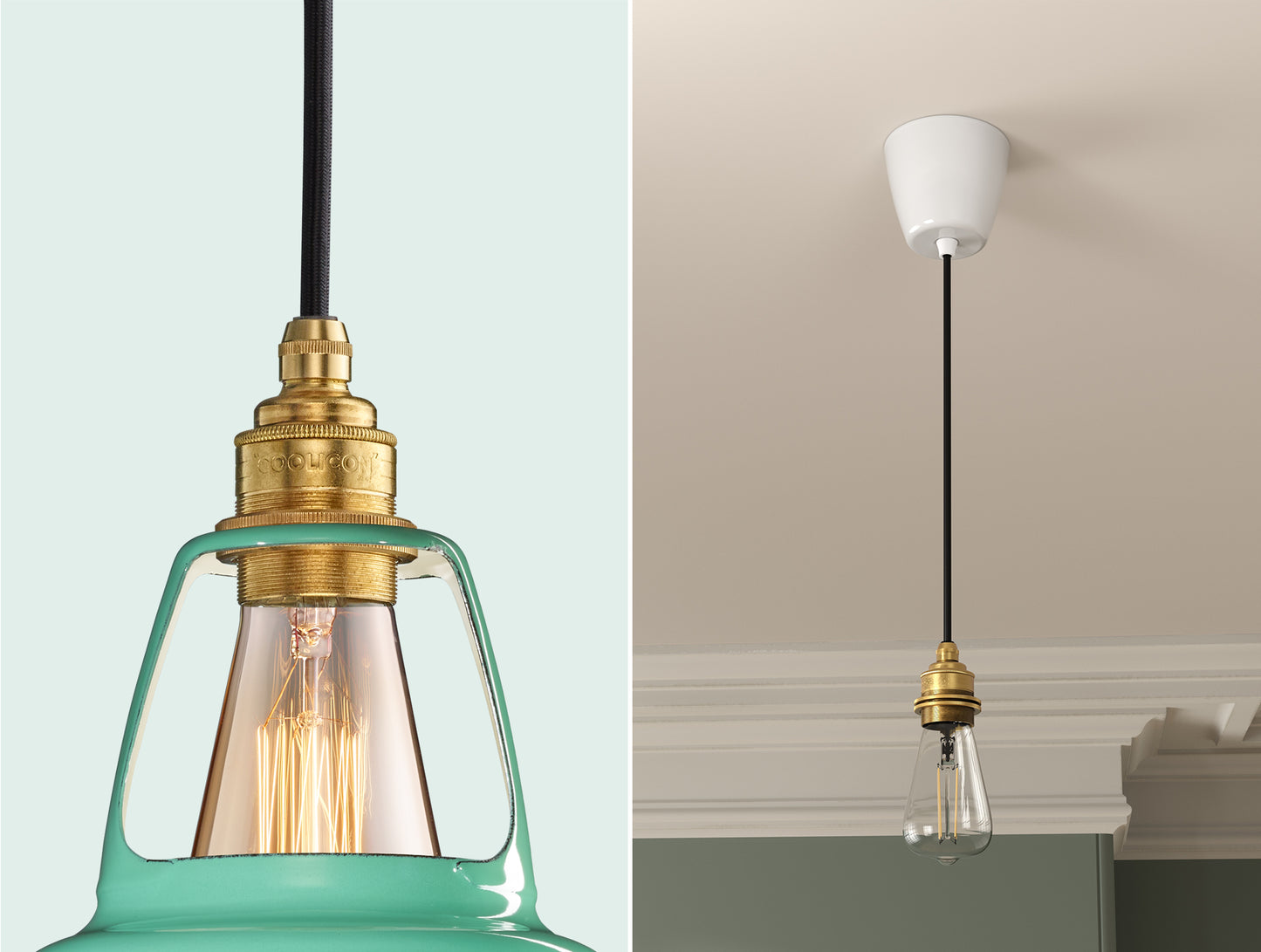 Fresh Teal Lampshade
