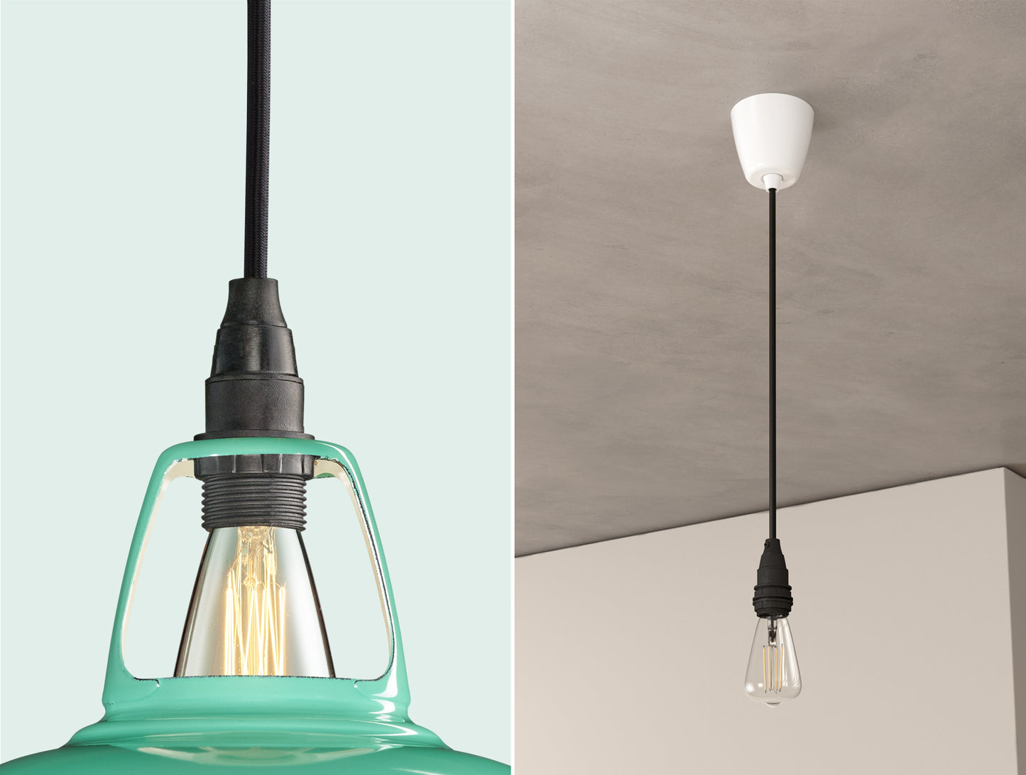 Fresh Teal Lampshade