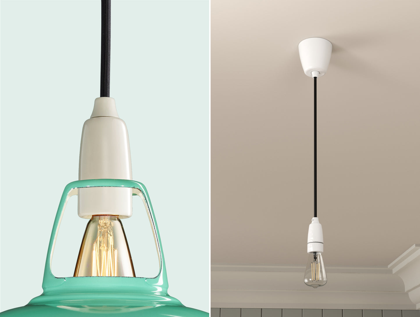 Fresh Teal Lampshade
