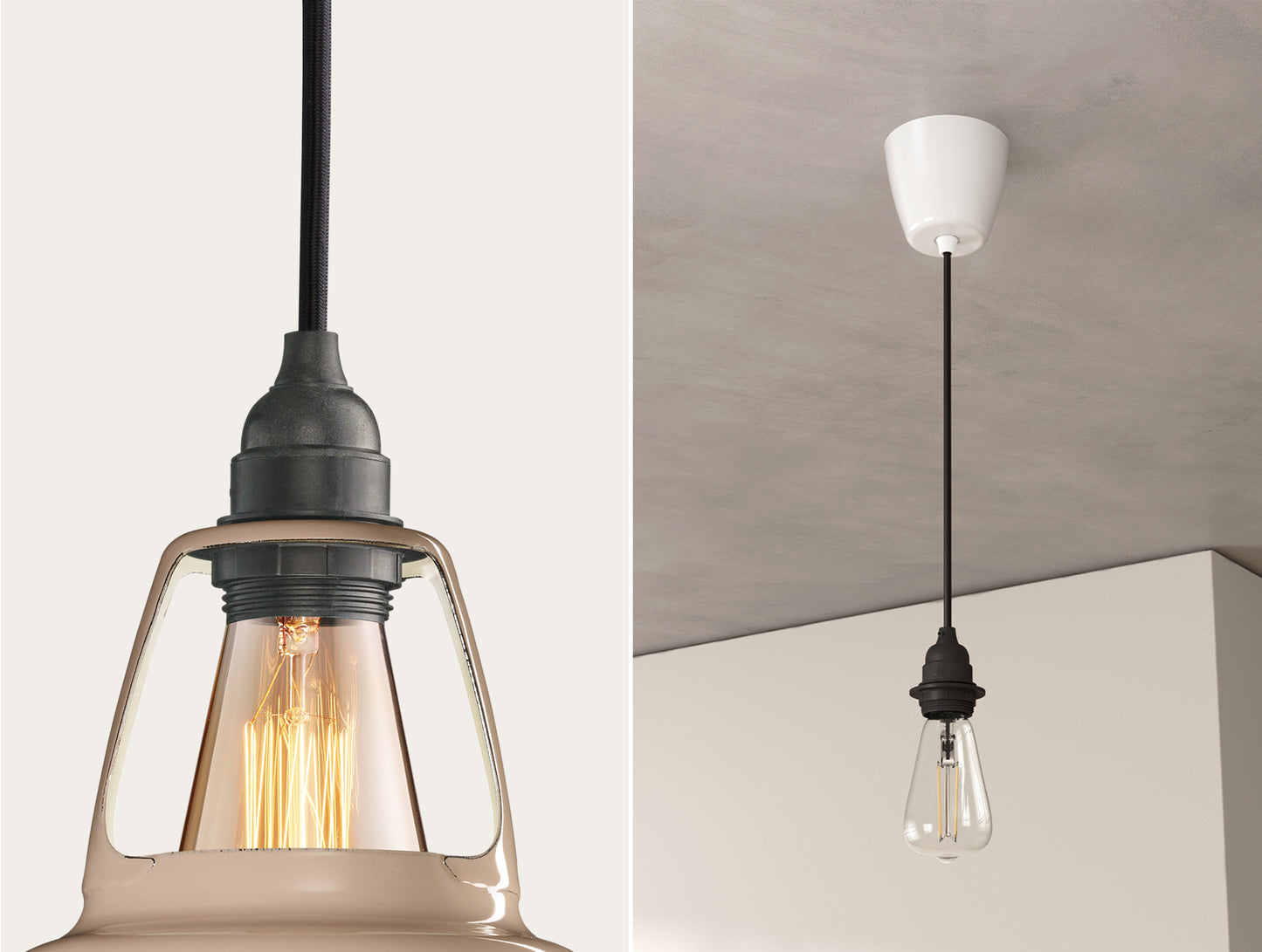 Latte Brown Lampshade