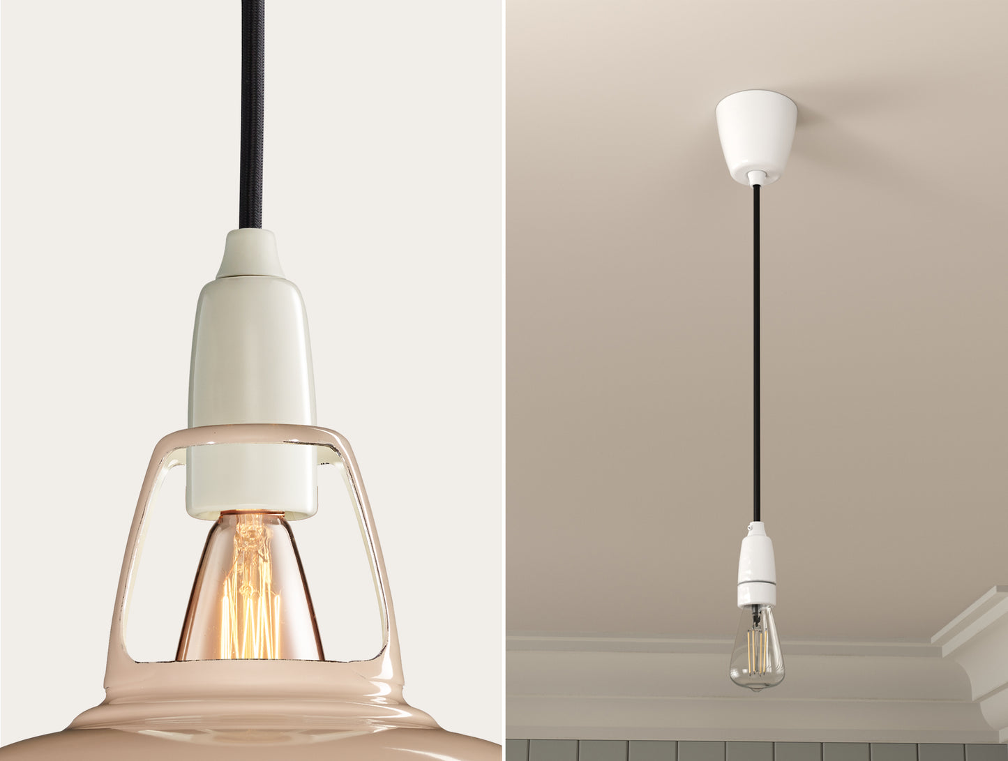 Latte Brown Lampshade