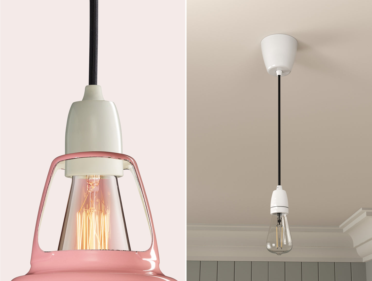 Powder Pink Lampshade