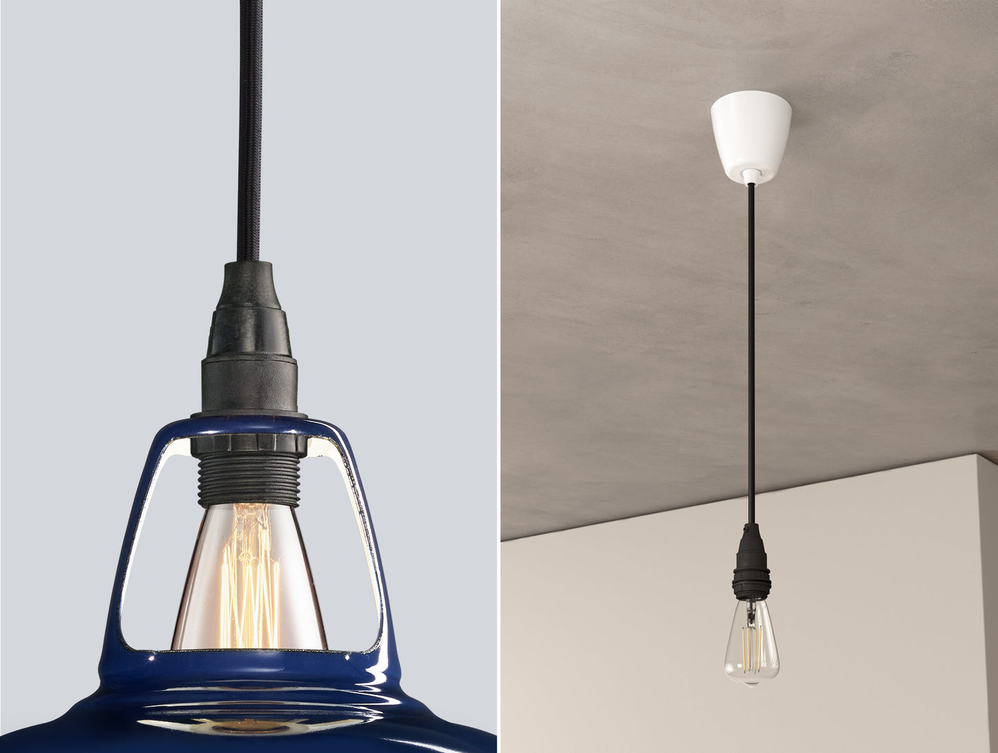 Royal Blue Lampshade