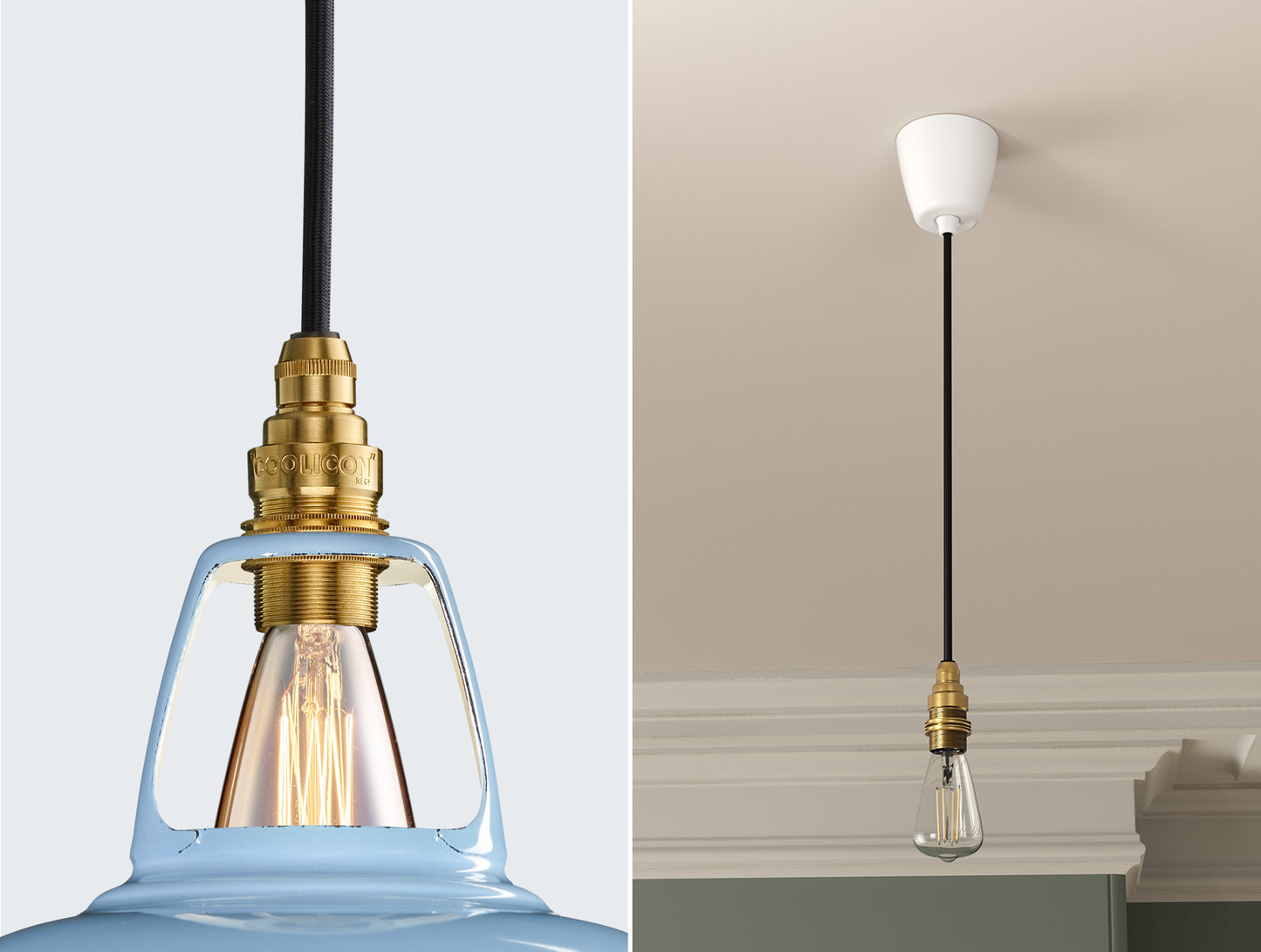Sky Blue Lampshade