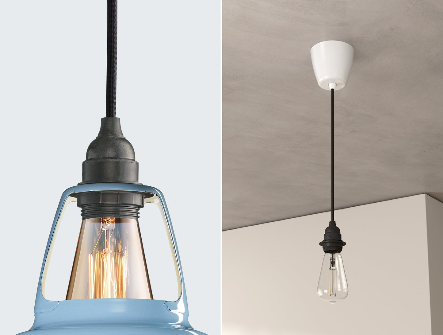 Sky Blue Lampshade
