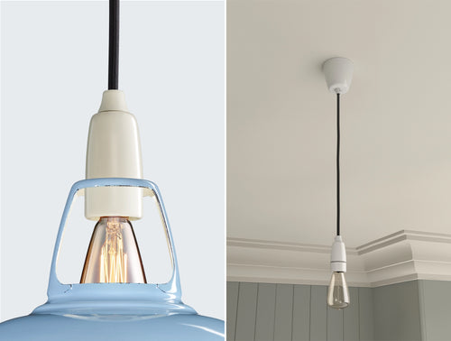 Sky Blue Lampshade Original Size Pendant Light Coolicon Lighting