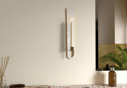 Deep Yellow Candle Sconce