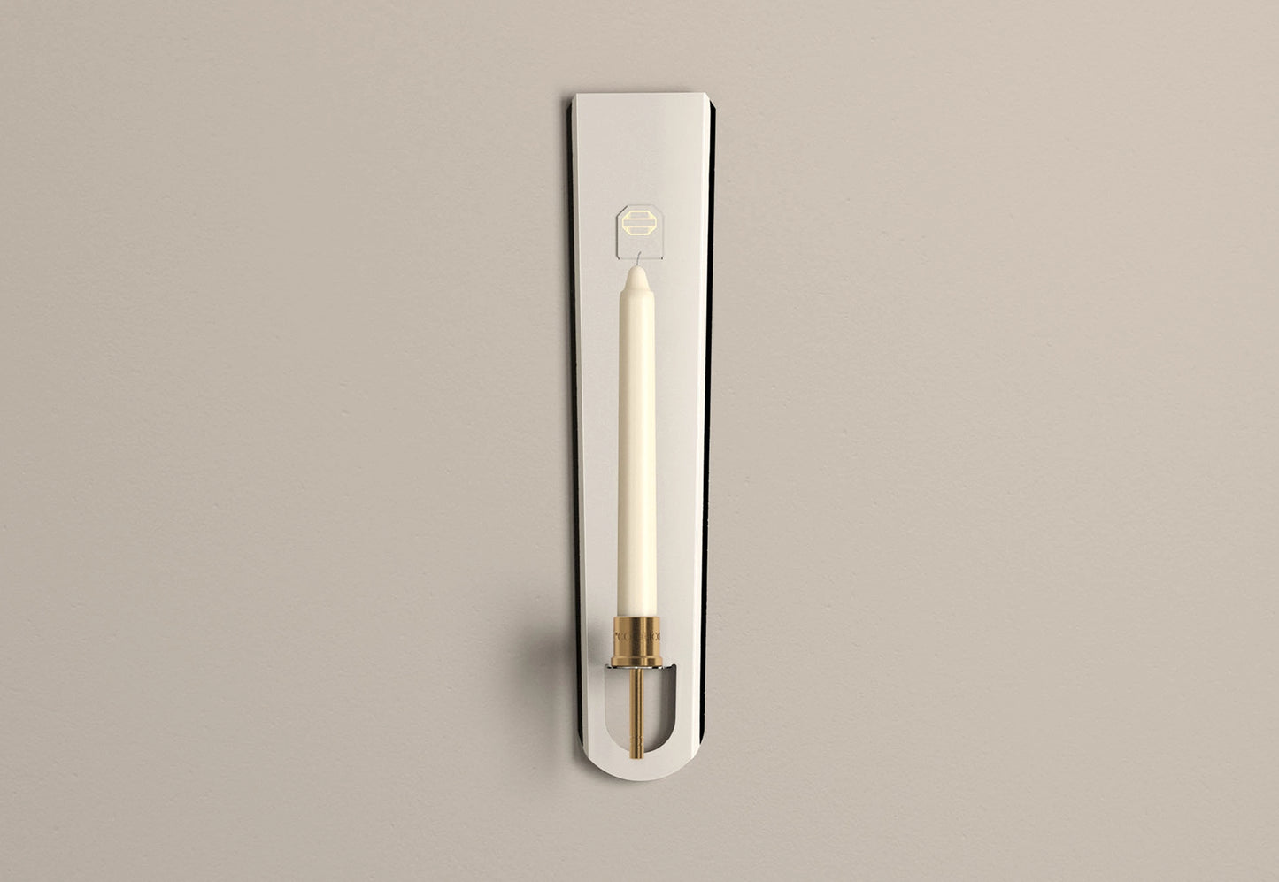 Jet Black Candle Sconce