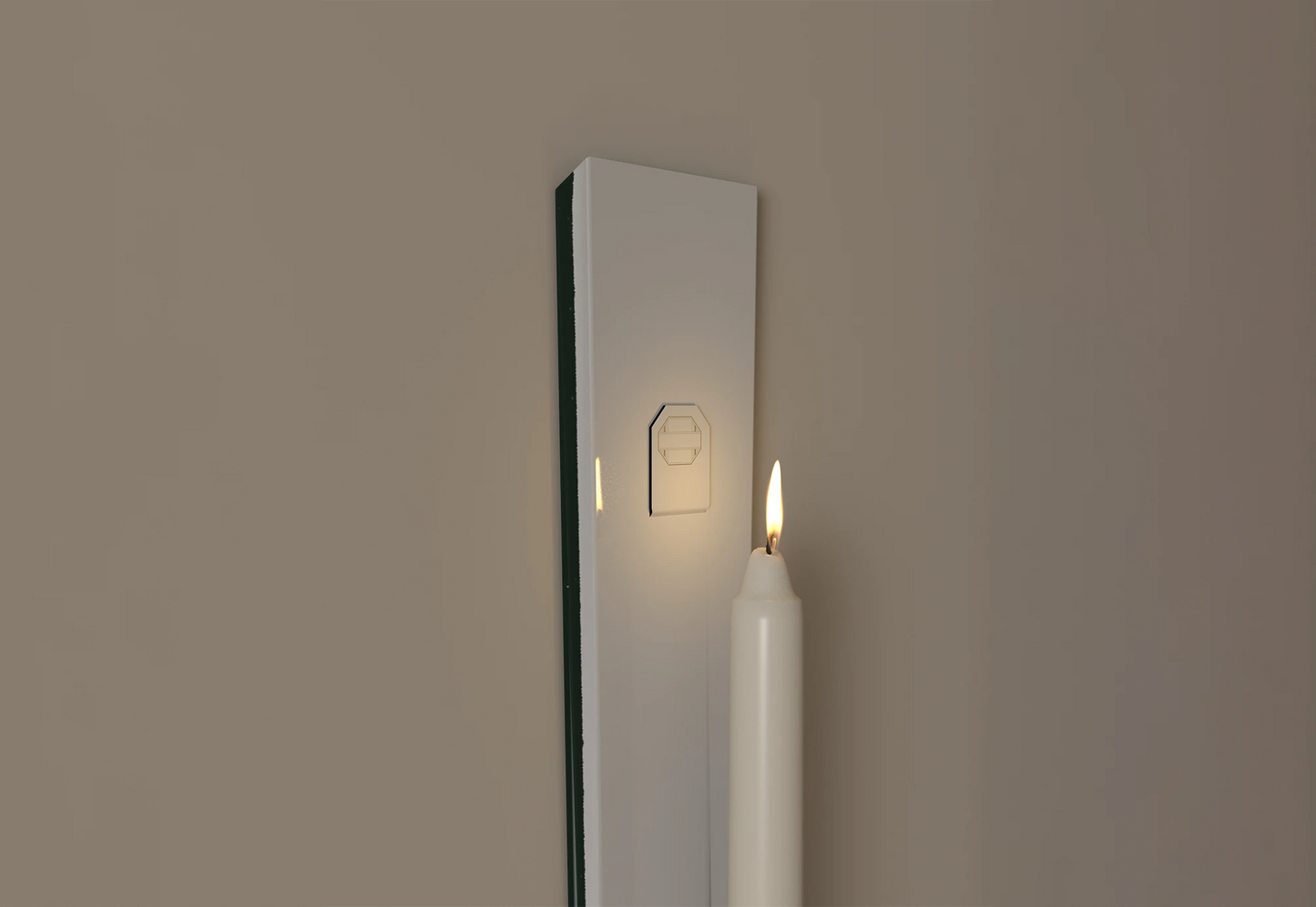 Jet Black Candle Sconce