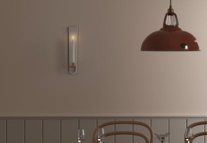Jet Black Candle Sconce